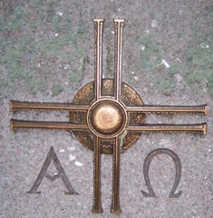 Alpha and Omega, Greek Cross
