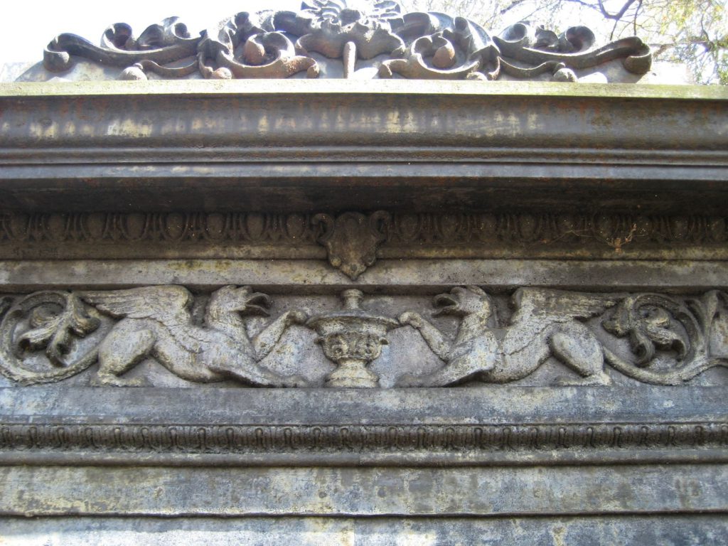 Griffins, gryphons, Jeffries Mausoleum