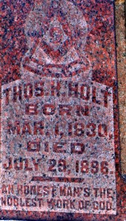 Thomas Henry Holt Tombstone