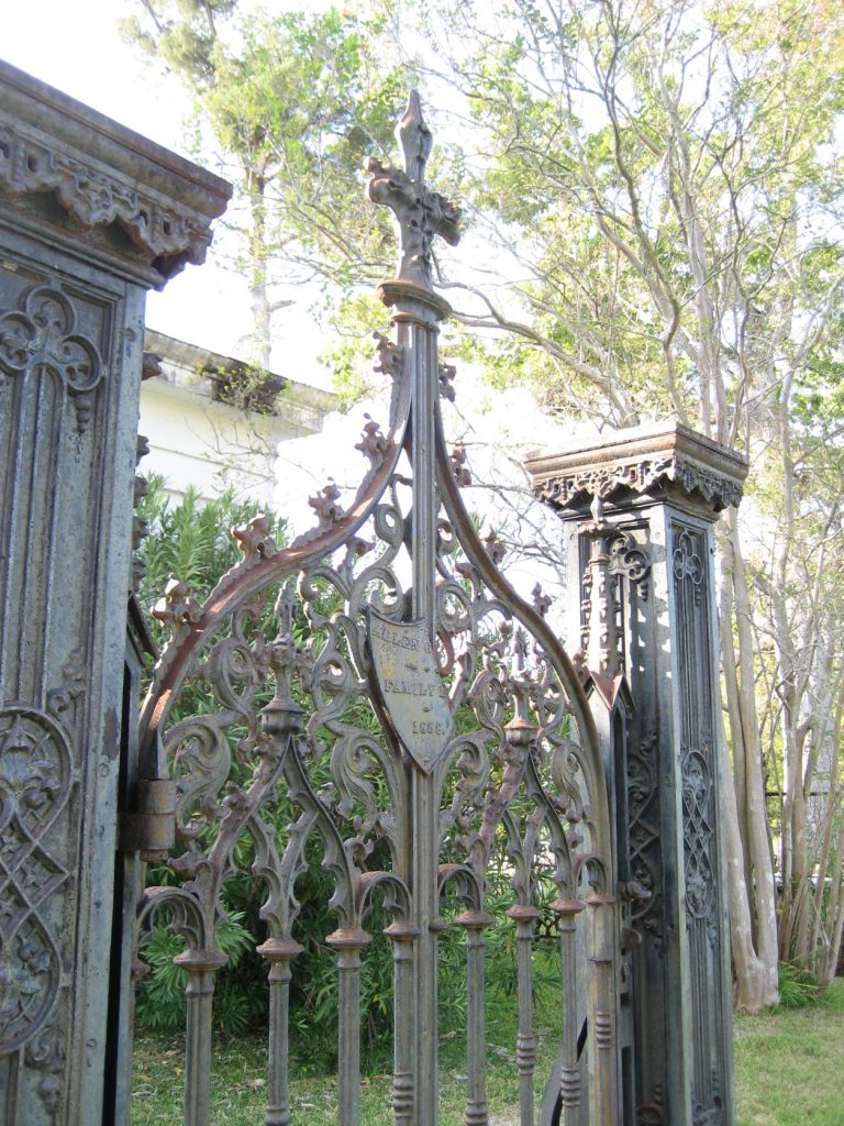 cast iron fence, Glover Fence, Robert Wood