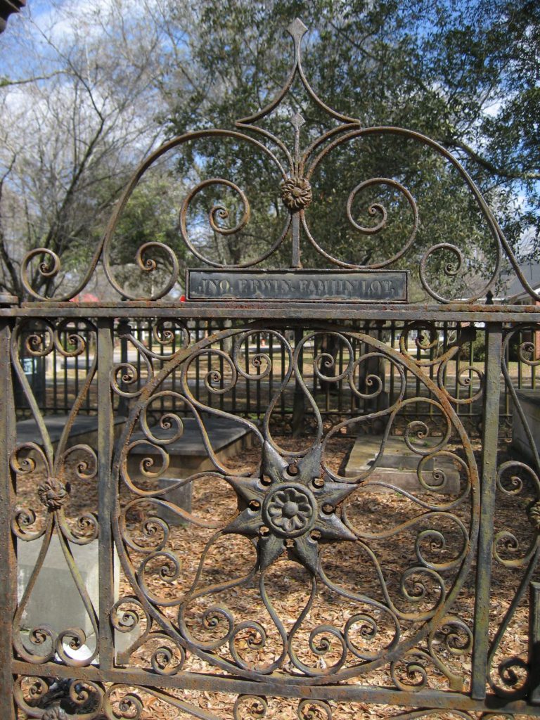 Wood & Perot, Greensboro Cemetery, Gate, Wrought Iron Fence