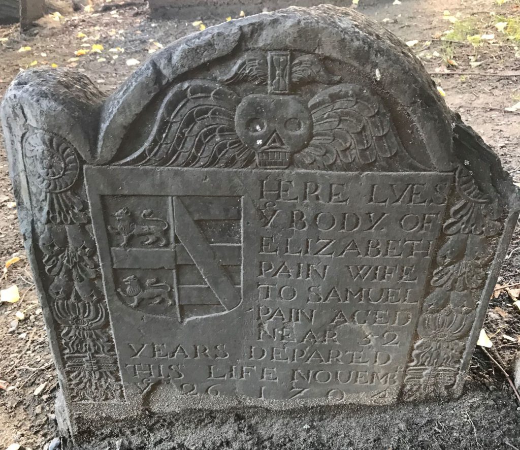 Death's Head, Hour Glass, Coat of Arms