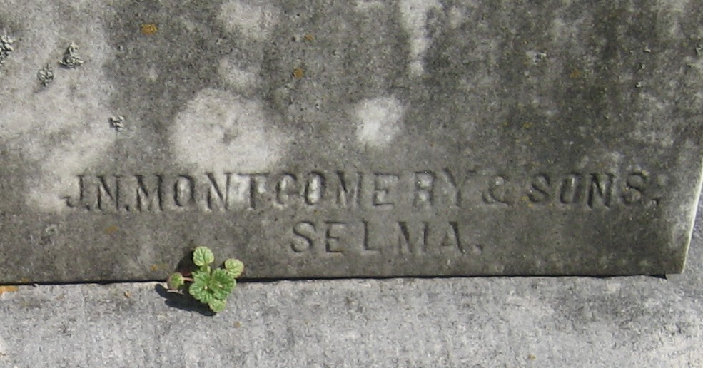 Carver, James Newton Montgomery, Signature