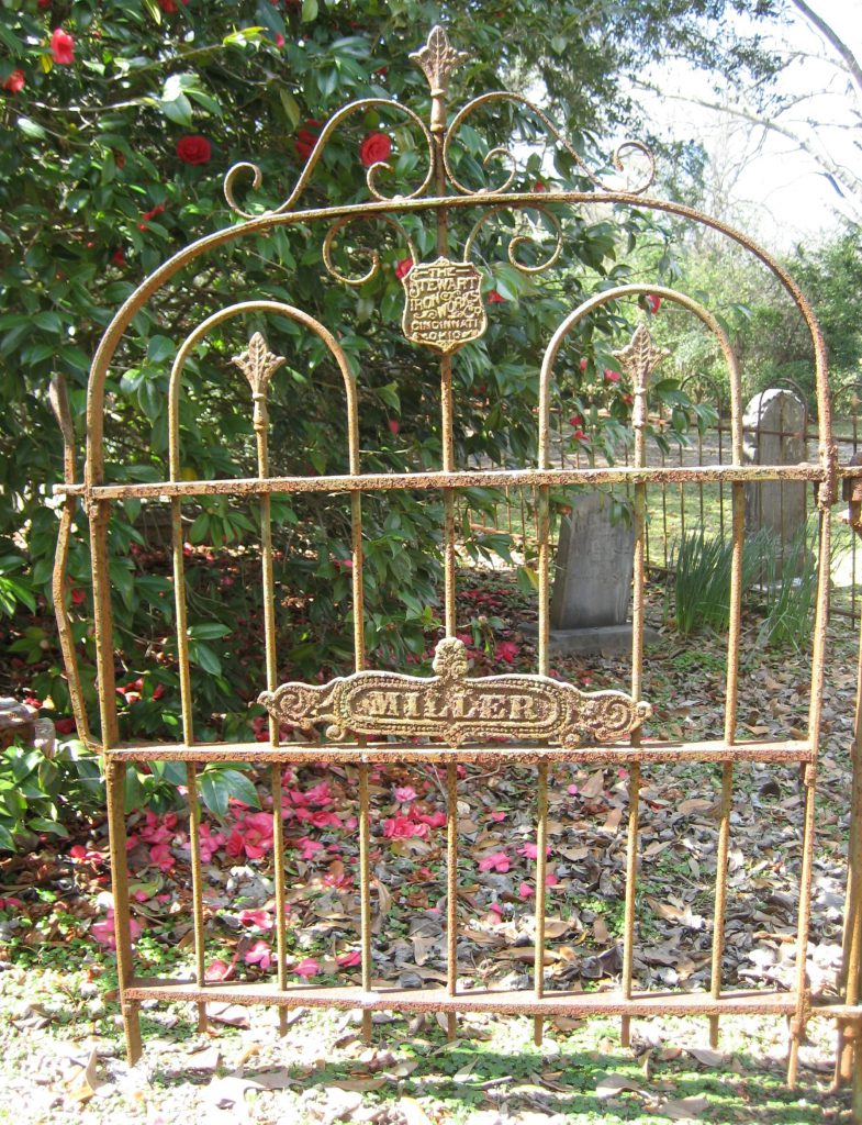 Stewart Iron Works, gate, cast iron