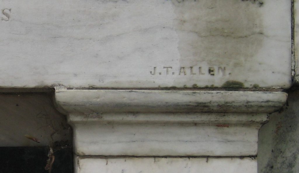 Signature, Carver, J. T. Allen