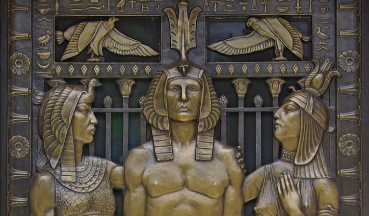 Egypt, mausoleum door, Winter Mausoleum