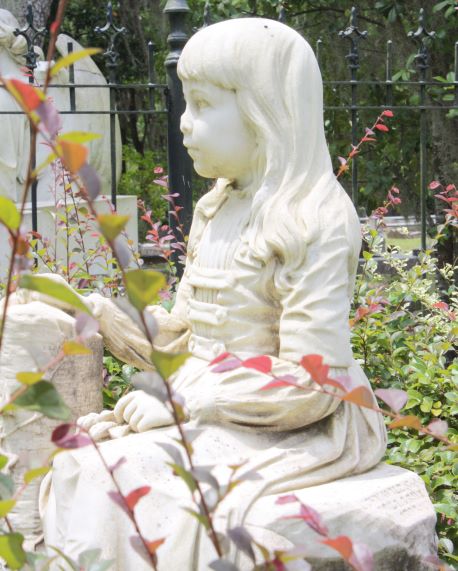 Gracie, Statue, Child, Statuary, Laurel Grove Cemetery