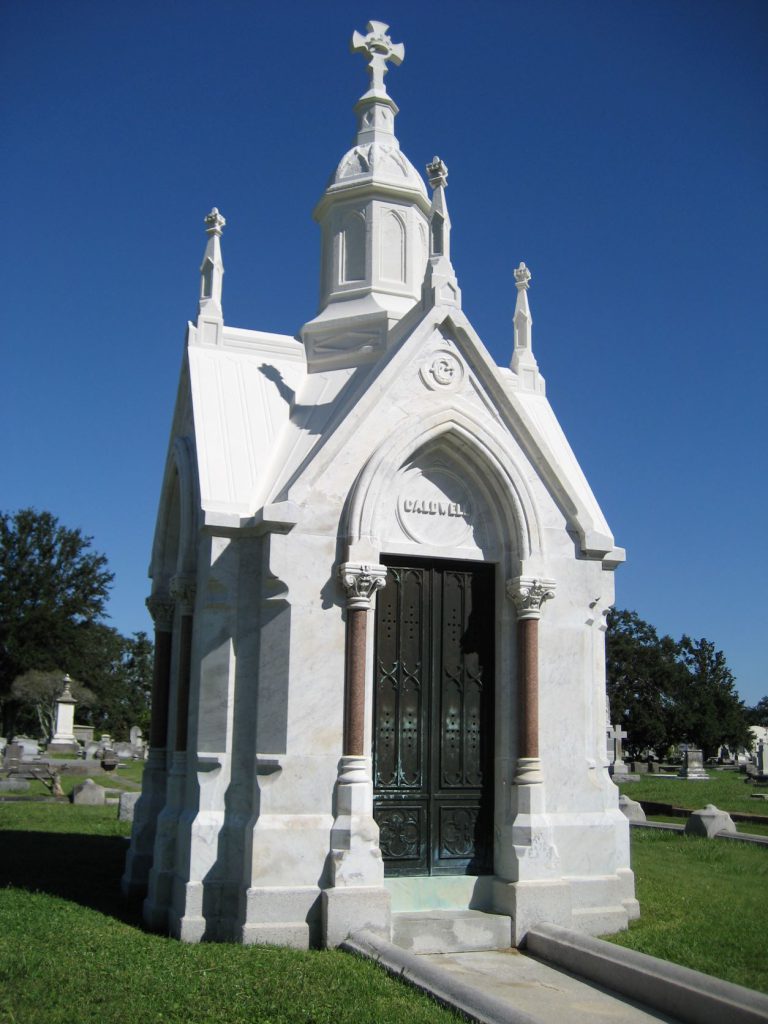 Caldwell Mausoleum, Magnolia Cemetery, Gothic Revival