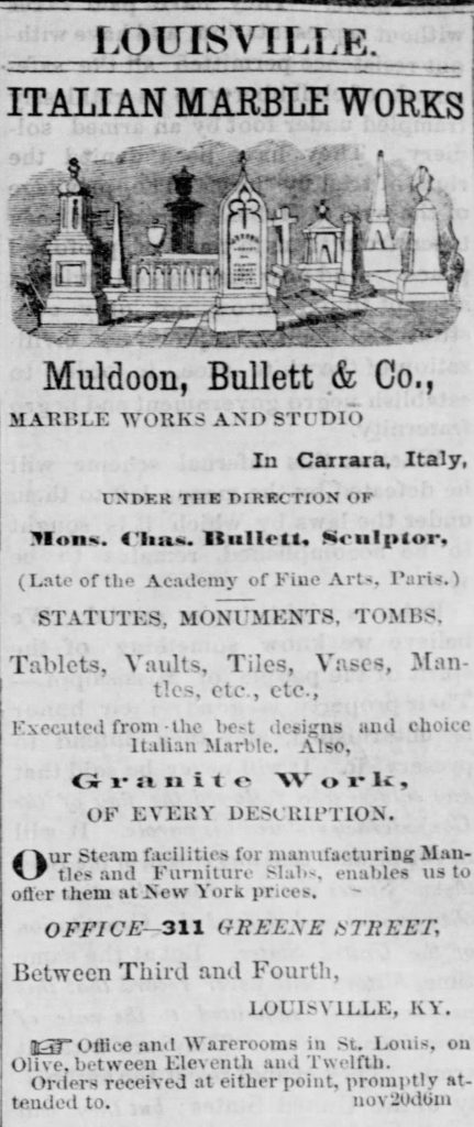 Muldoon, Carver, Louisville Italian Marble Works