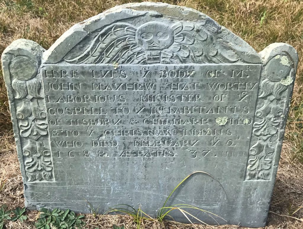 Mumford Deaths Head, Martha's Vineyard, carver