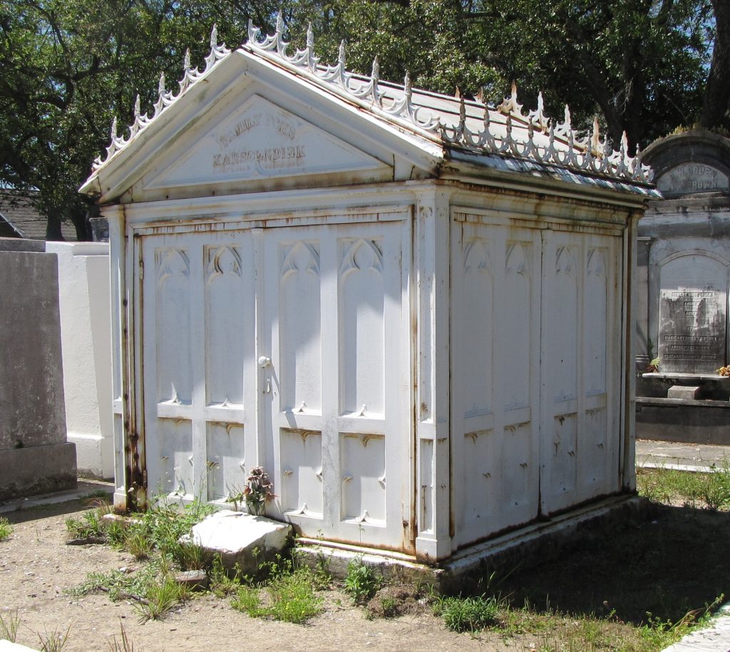 The Karstendiek Mausoleum, New Orleans, Louisiana, Cast Iron Mausoleum