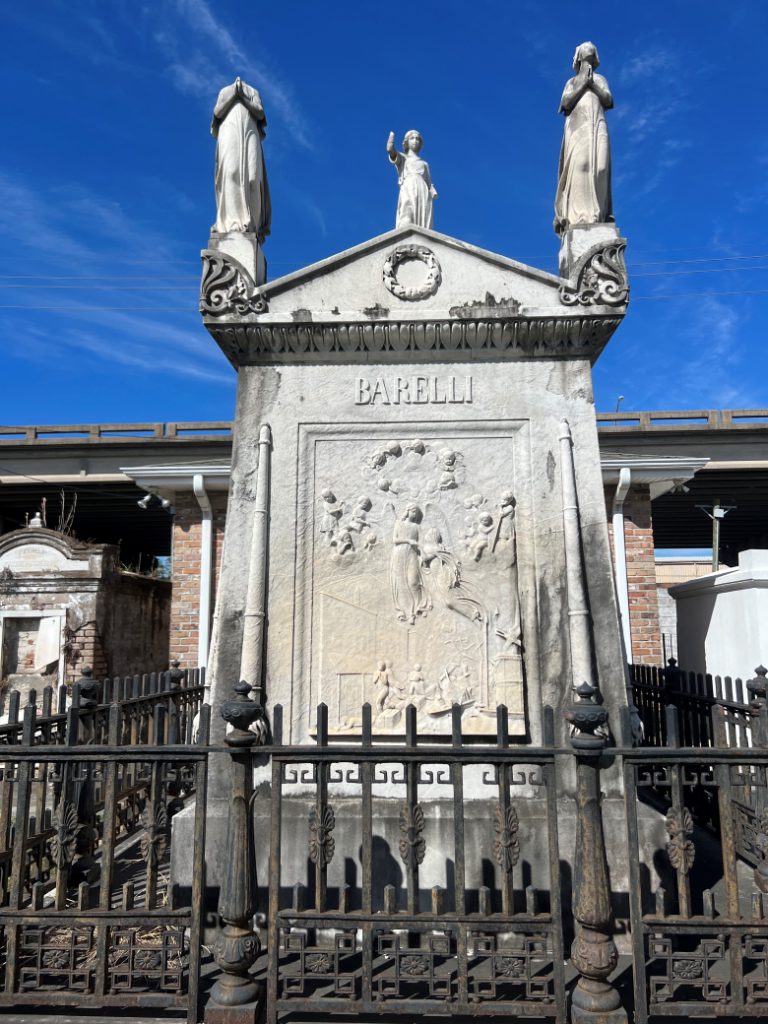 Barelli, Story Stone, St. Louis Cemetery No. 2, New Orleans, Louisiana
