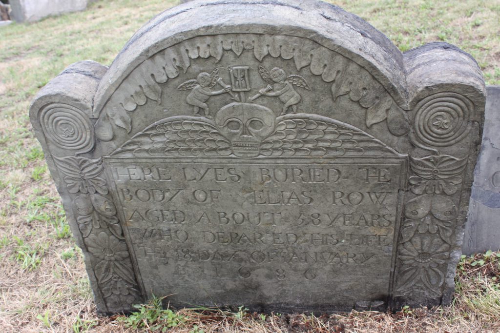 Elias Row, Imps of Death, Phipps Street Burial Ground, Charleston, Massachusetts