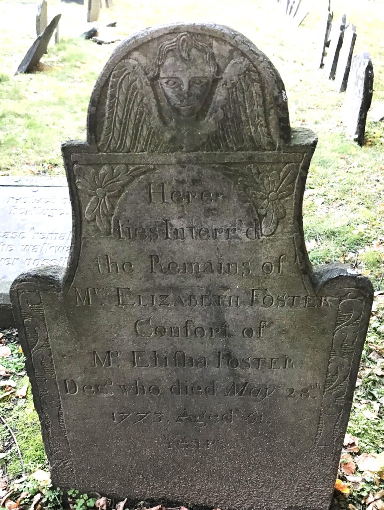 Elizabeth Foster, Kings Chapel, Boston, Massachusetts