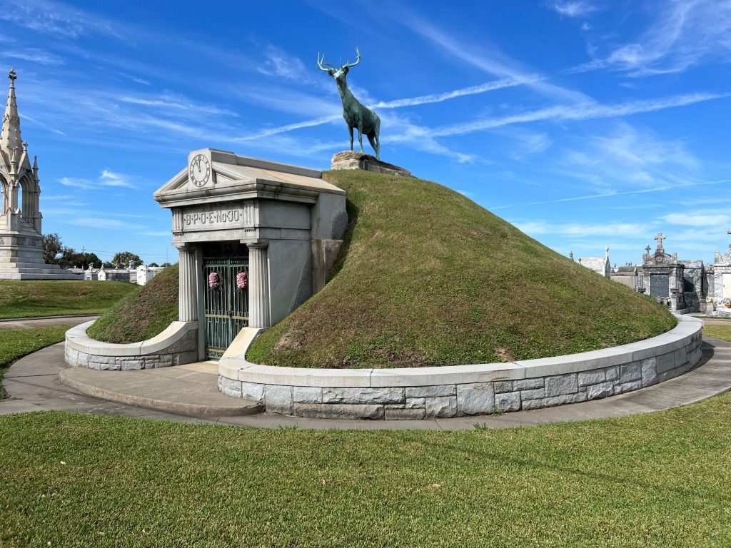 Greenwood Cemetery, New Orleans, Louisiana, Elk, Tumulous