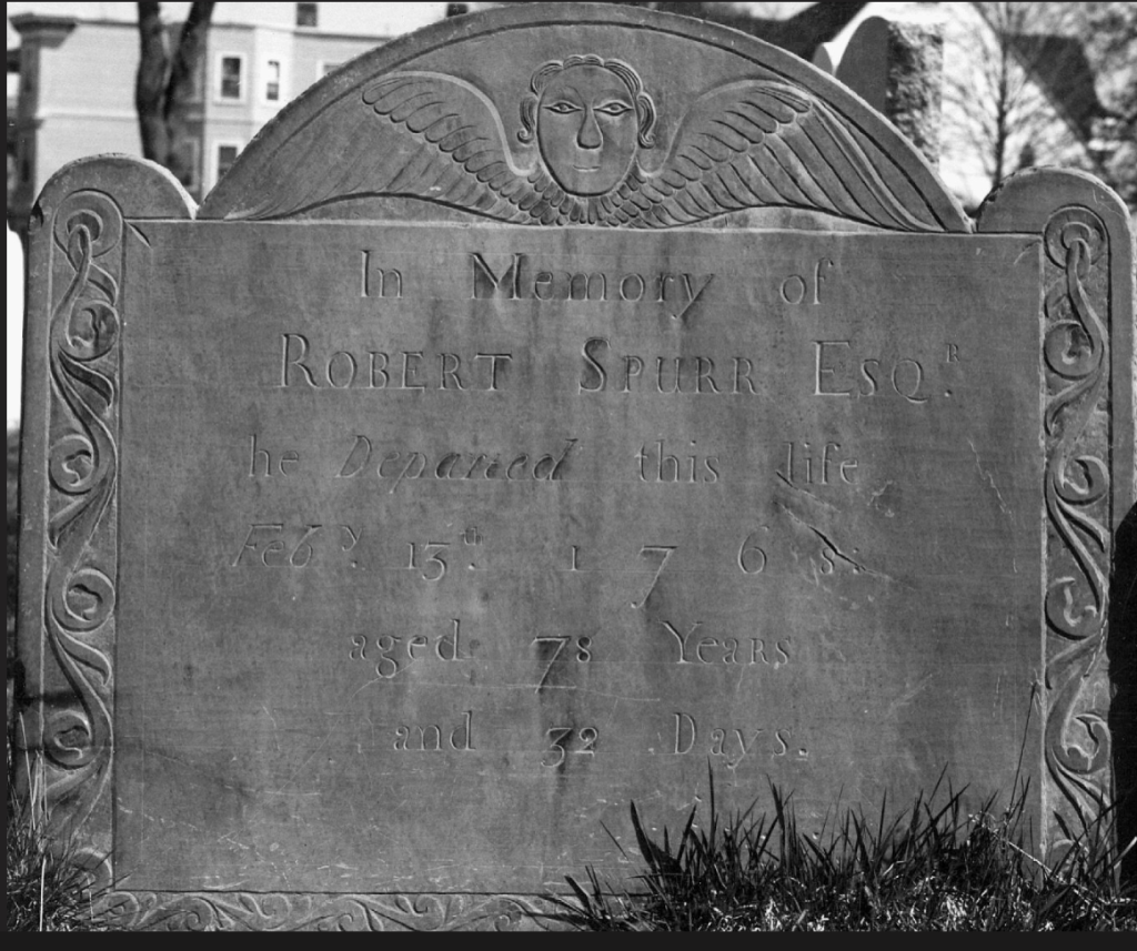 Robert Spurr, 1768, Fosters of Dorchester