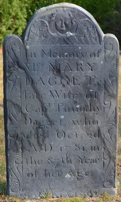 Mary Daggett, Tower Hill Cemetery, Edgartown, Massachusetts