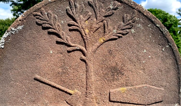 Story Stone, A Broken Branch, a Coffin and an Axe, Amos Pelton