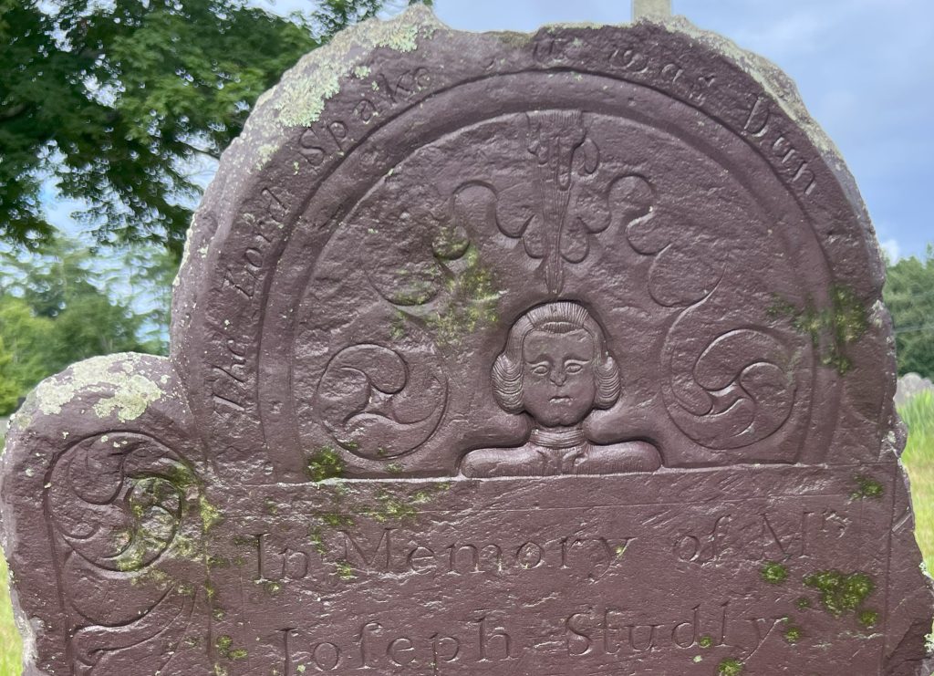 The Lord Spake and it was Dun, Joseph Studly, d. 1766, Hanover Center Cemetery, Hanover, Massachusetts