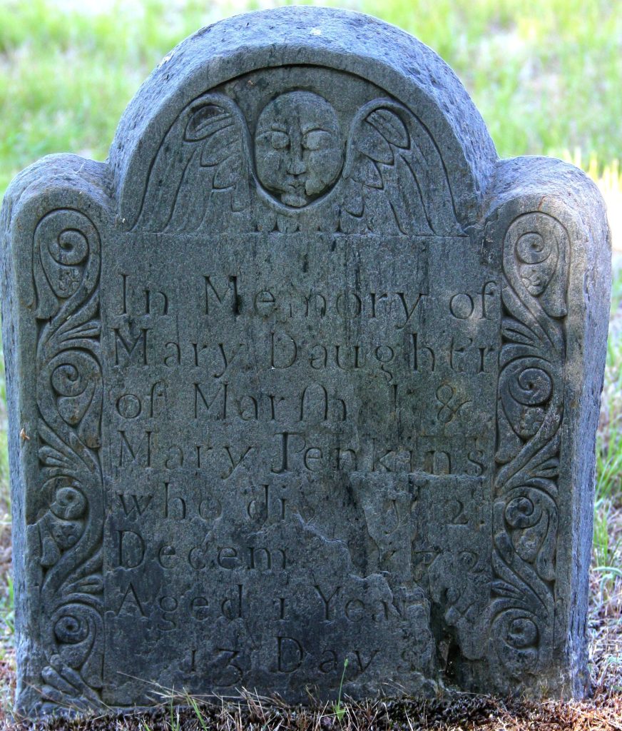 Mary Jenkins, 1772, Tower Hill Cemetery, Edgartown, Massachusetts