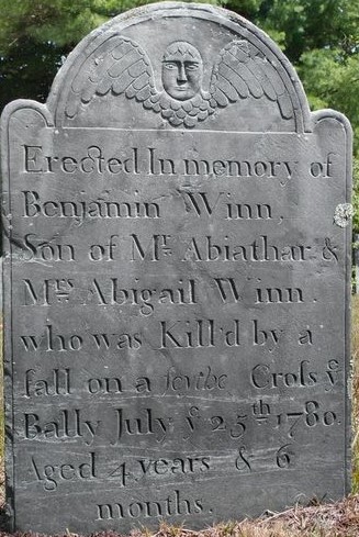 Benjamin Winn, Story Stone, Scythe across the belly